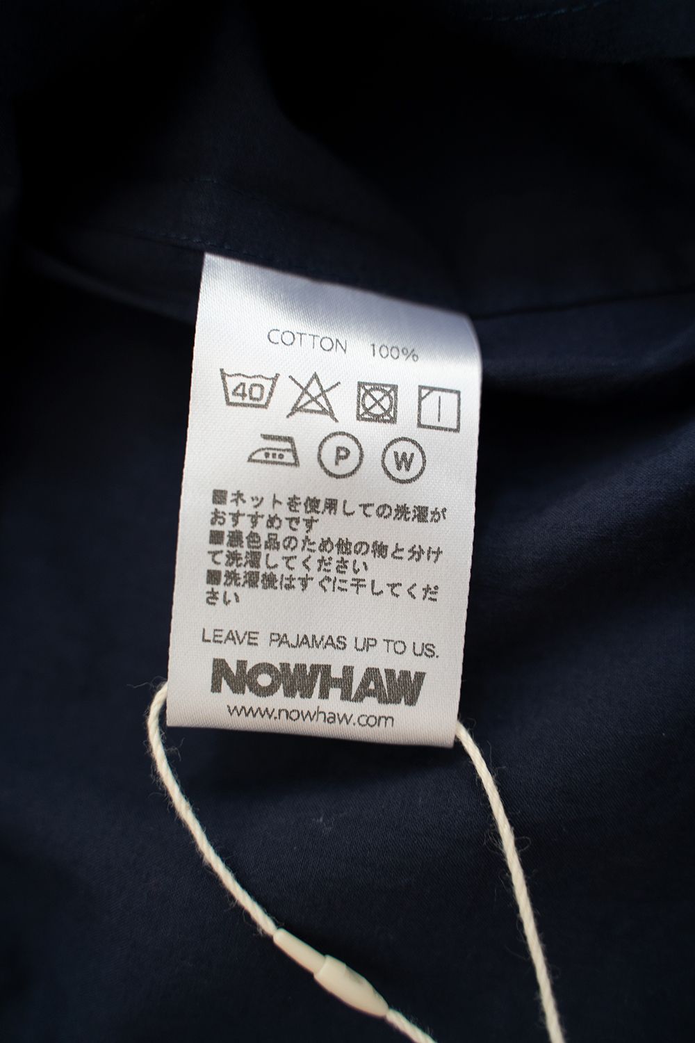 【ラスト1点】【21SS】"zen "pajama soft typewriter/パジャマ(セットアップ)【ユニセックス】(NAVY)