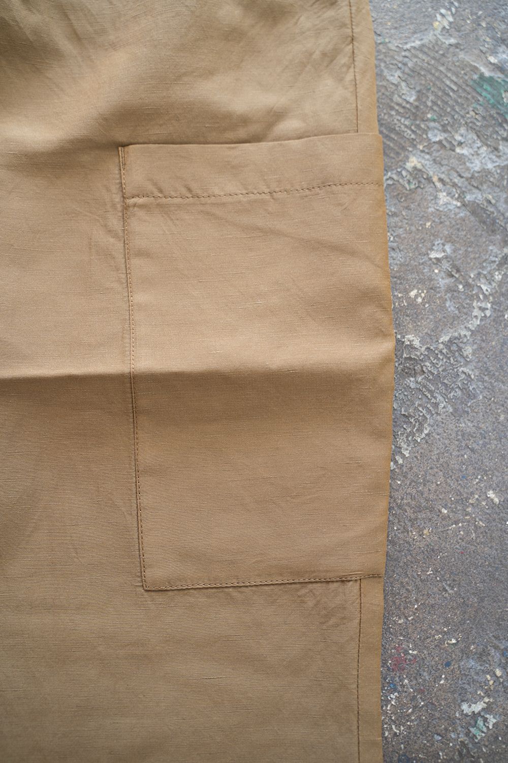 【ラスト1点】キュプラ混イージーカーゴパンツ(KHAKI BEIGE)