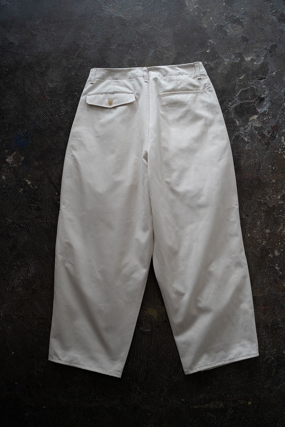 SETTO チノパン(オリーブ) STILL BY HAND - 【ラスト1点】【24SS】セルビッチチノニー