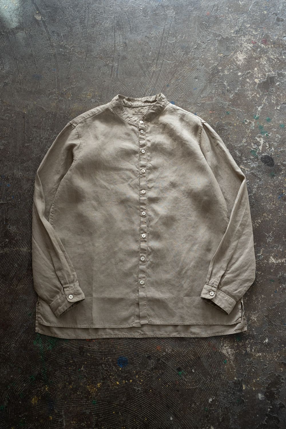 大麻シャツ(珈琲)