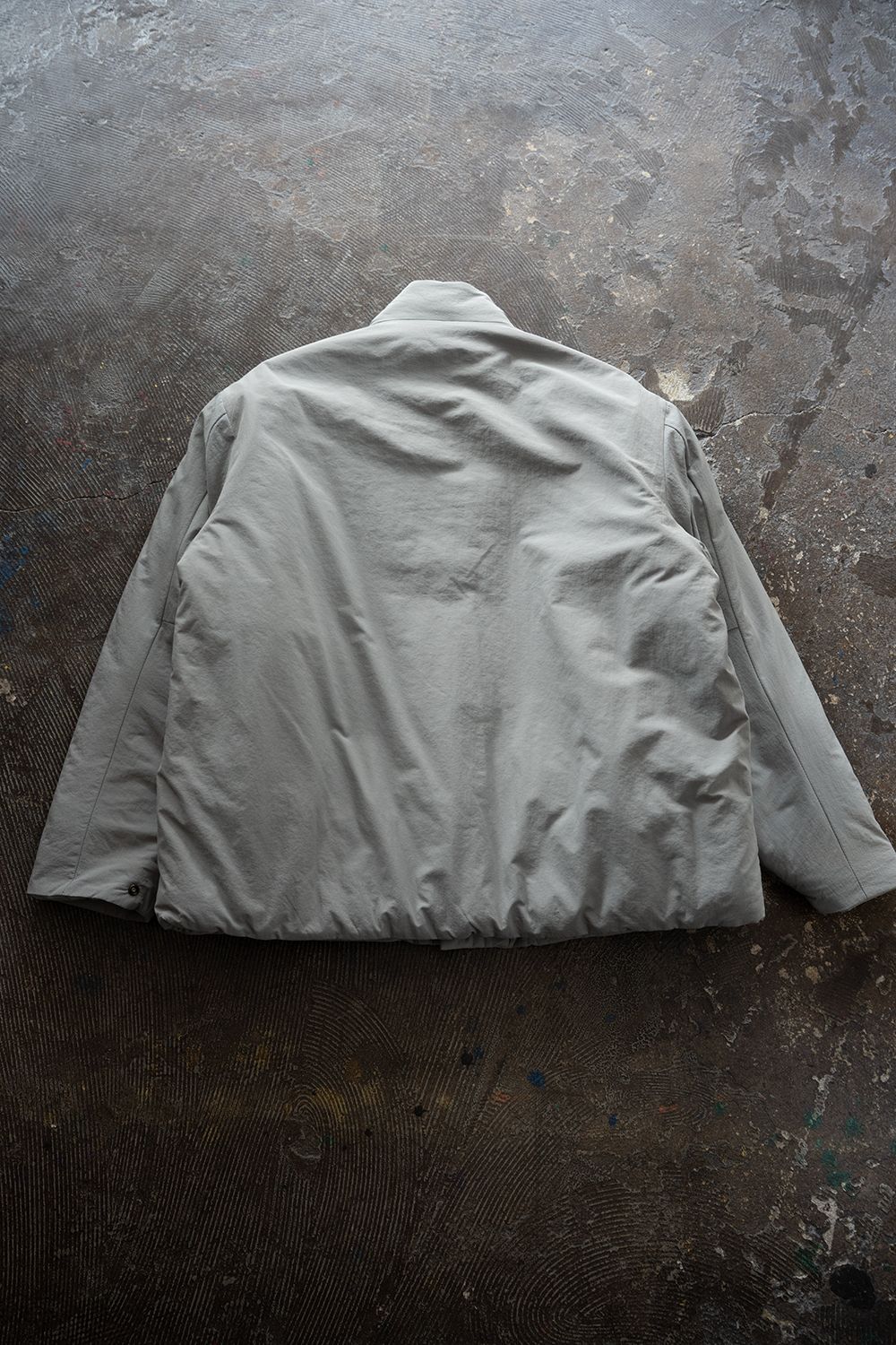 【25AW】シンサレートスタンドカラーブルゾン(ICE GRAY)
