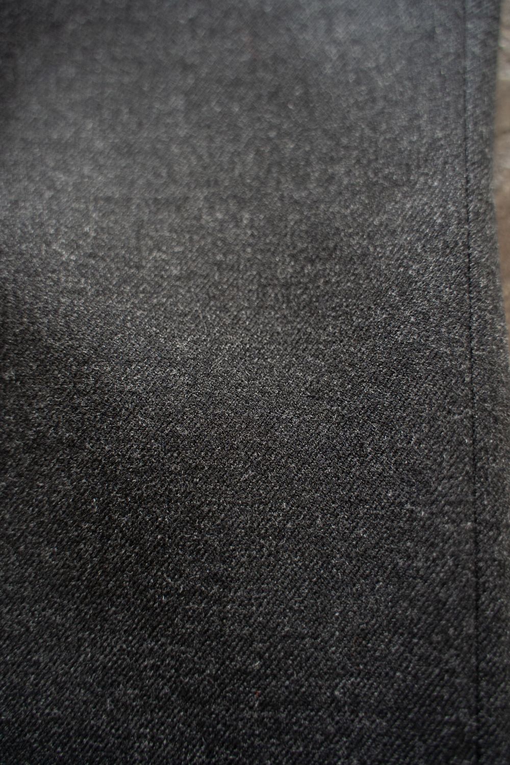 【25AW】2-Tack Slacks/2タックスラックス(CHARCOAL)