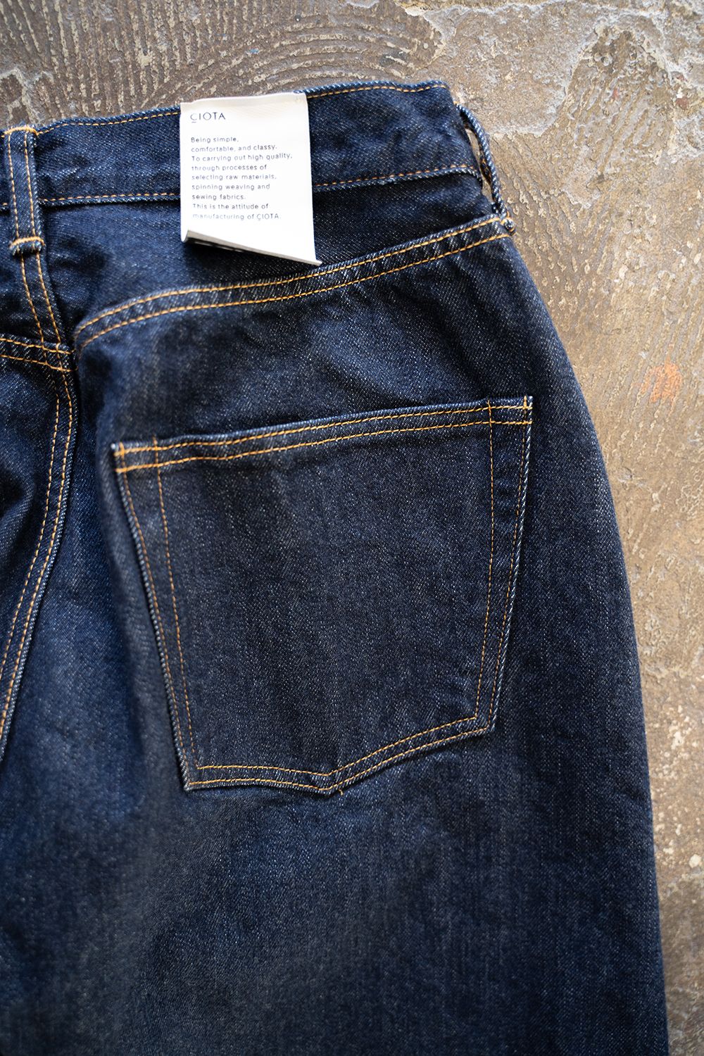 CIOTA - 【ラスト1点】【22AW】本藍スビンコットン13.5oz