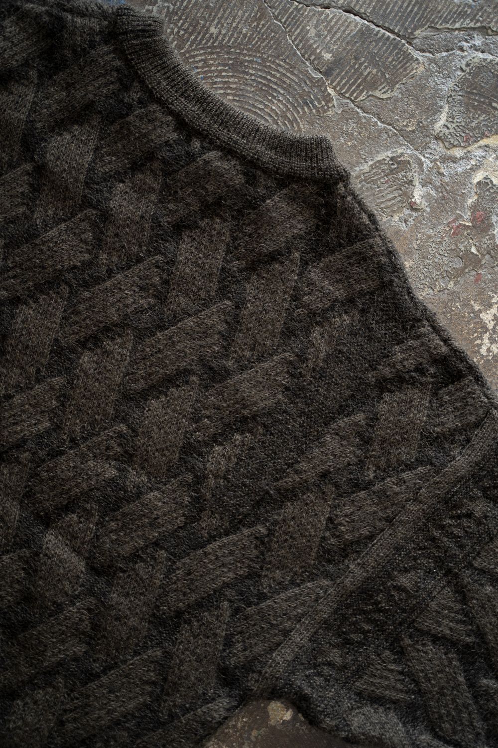 【26AW】Ochiba Mohair Knit(OLIVE)