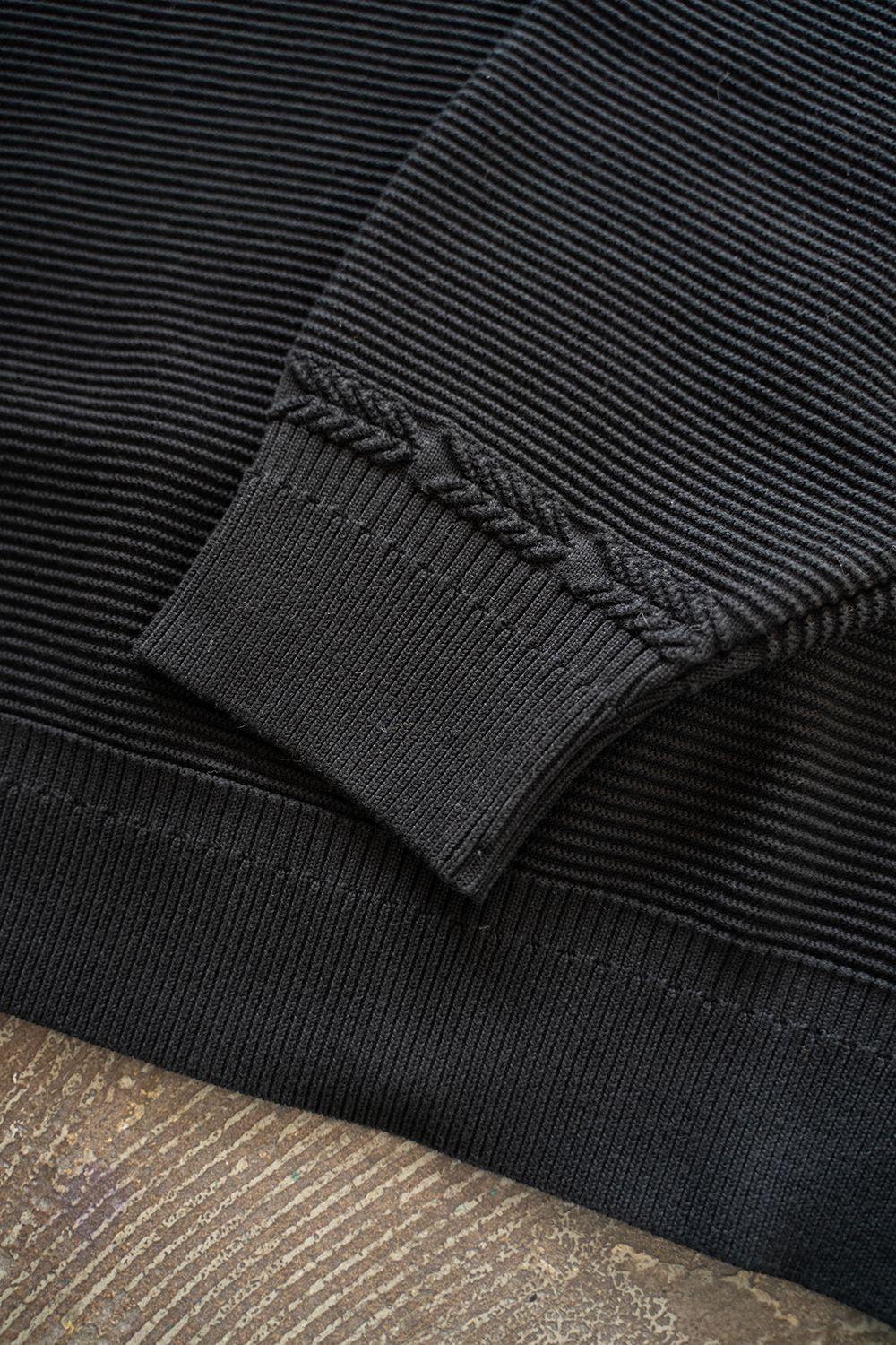 【ラスト1点】【24AW】Shutei Knit(BLACK)