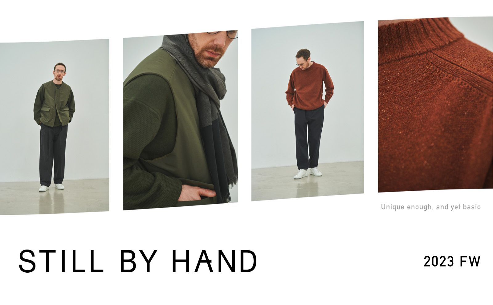 STILL BY HAND ベージュチェック コート 46 ルックブック一覧 | Salty