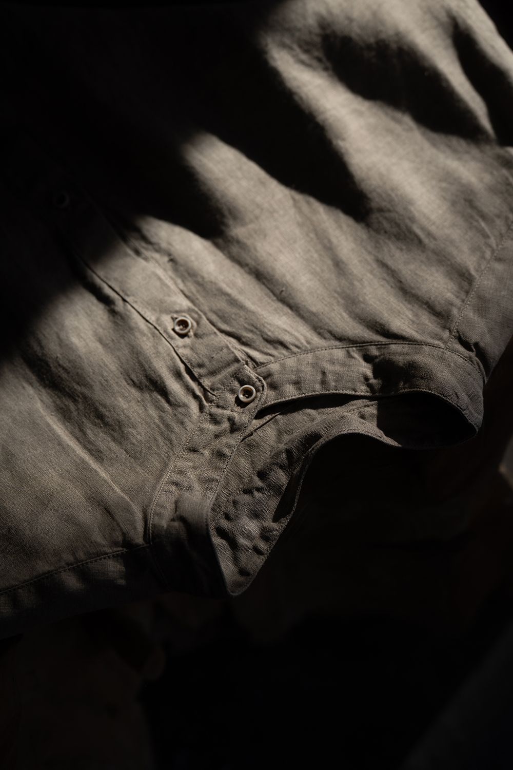 大麻シャツ 3(珈琲)