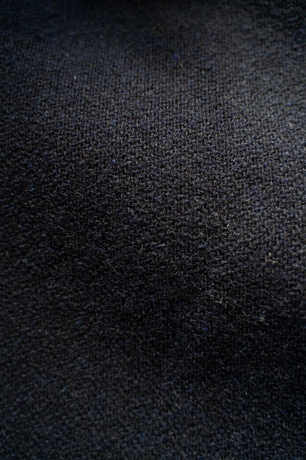 【ラスト1点】【24AW】ウールツイードステンカラーハーフコート(NAVY)