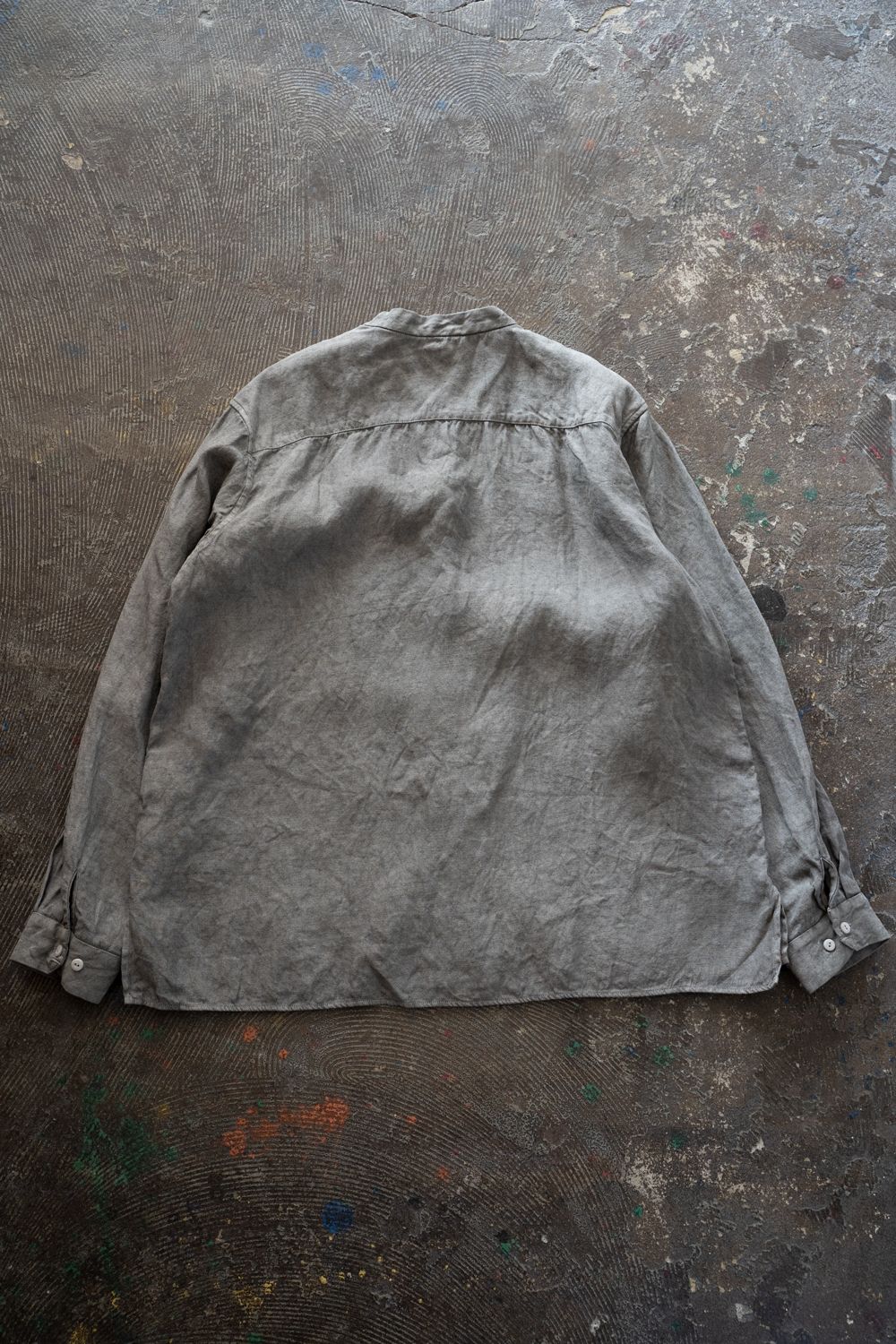 和紙大麻シャツ(松煙)