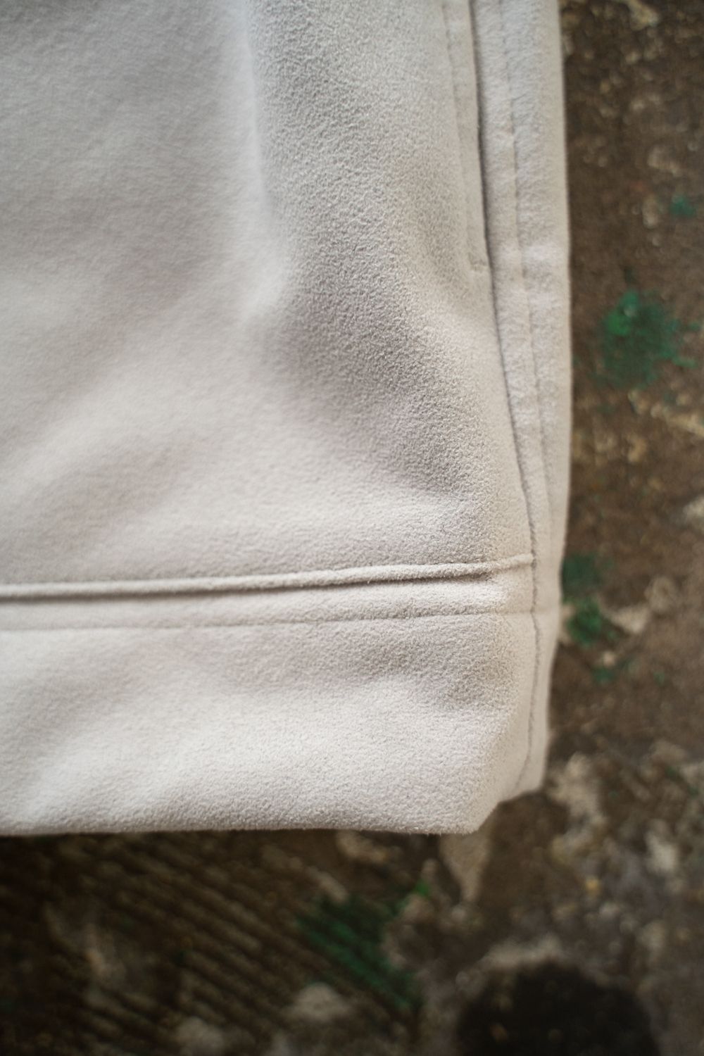 【26AW】フェイクスウェードブルゾン(TAUPE)