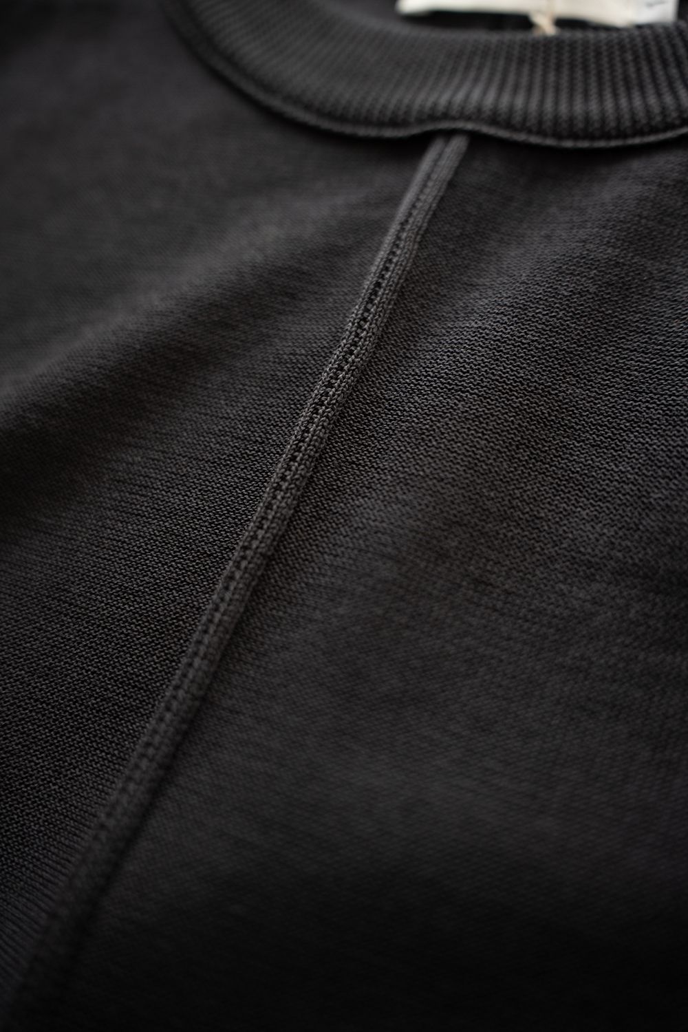 【26SS】Mebuki S/S Knit(CHARCOAL)