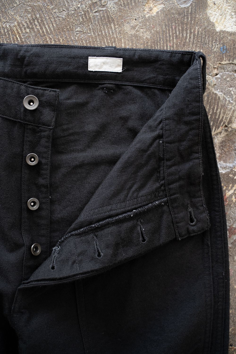 【25AW】Wool Cotton Work Pants(BLACK)