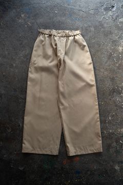 【ラスト1点】エアリーウールワイドパンツ(薄茶)