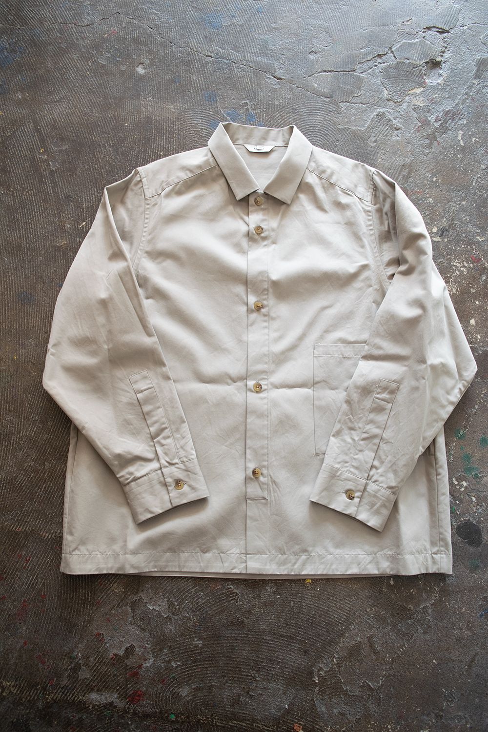 kontor - 【ラスト1点】【20AW】Box Placket Overshirt(BEIGE) | Salty