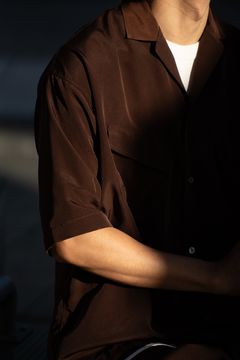 【25SS】Peached PE Fatigue H/S Shirt/ピーチ加工ファティーグハーフスリーブシャツ(BROWN)