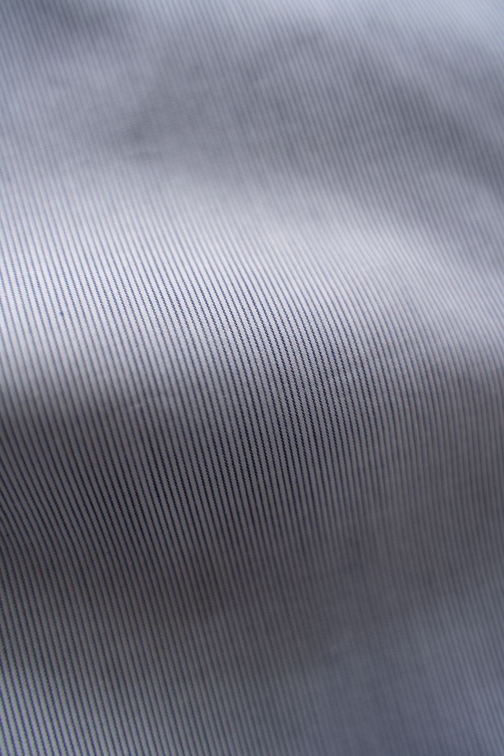 【26SS】両胸ポケットバンドカラーストライプシャツ(GREY)