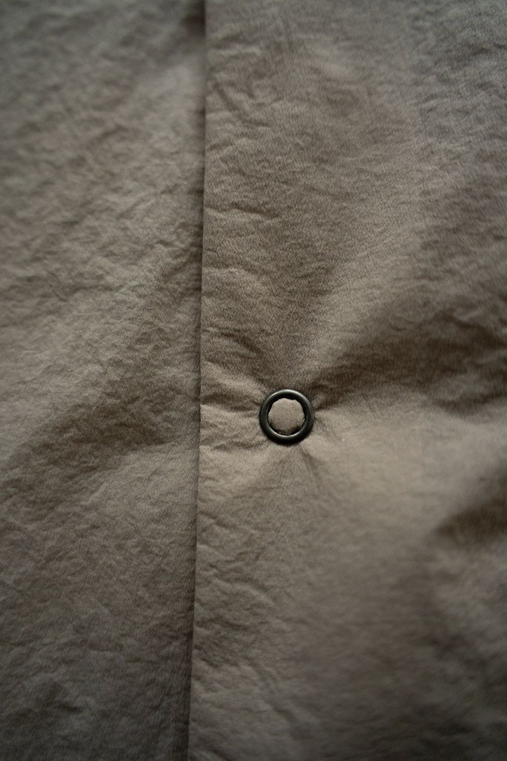 【25AW】シンサレートオープンカラーシャツブルゾン(GREIGE)