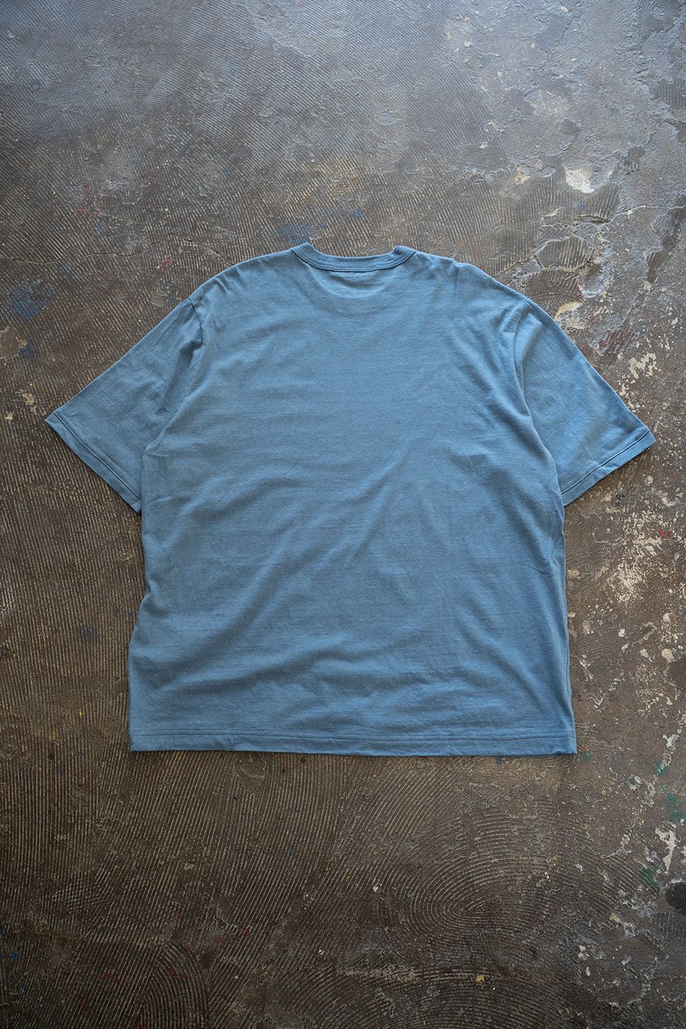 【ラスト1点】【25SS】シルクネップTシャツ(SMOKE BLUE)