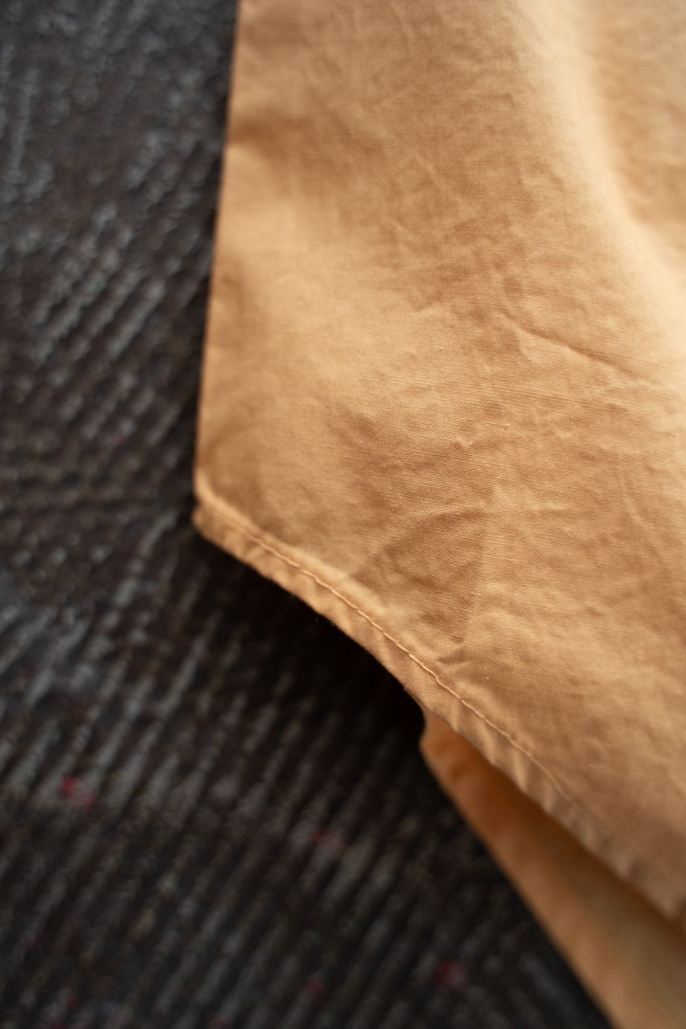 【ラスト1点】【23SS】Over Sized Band Collar Shirts(GUAVA ORANGE)
