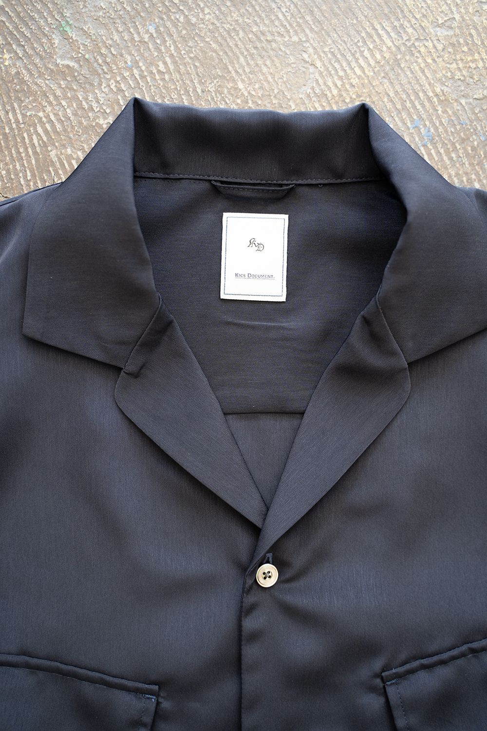 【ラスト1点】【24SS】Peached PE Fatigue H/S Shirt/ピーチ加工ファティーグハーフスリーブシャツ(NAVY)