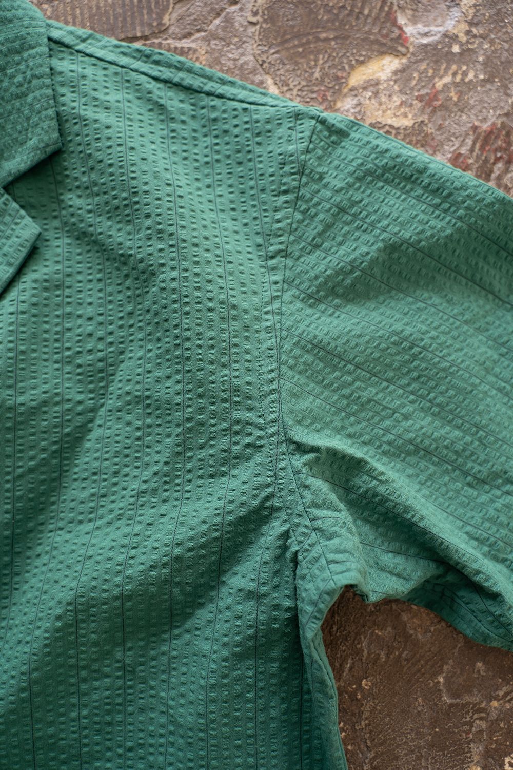 【ラスト1点】【23SS】"day"パジャマ【セットアップ】(GREEN×BLACK)