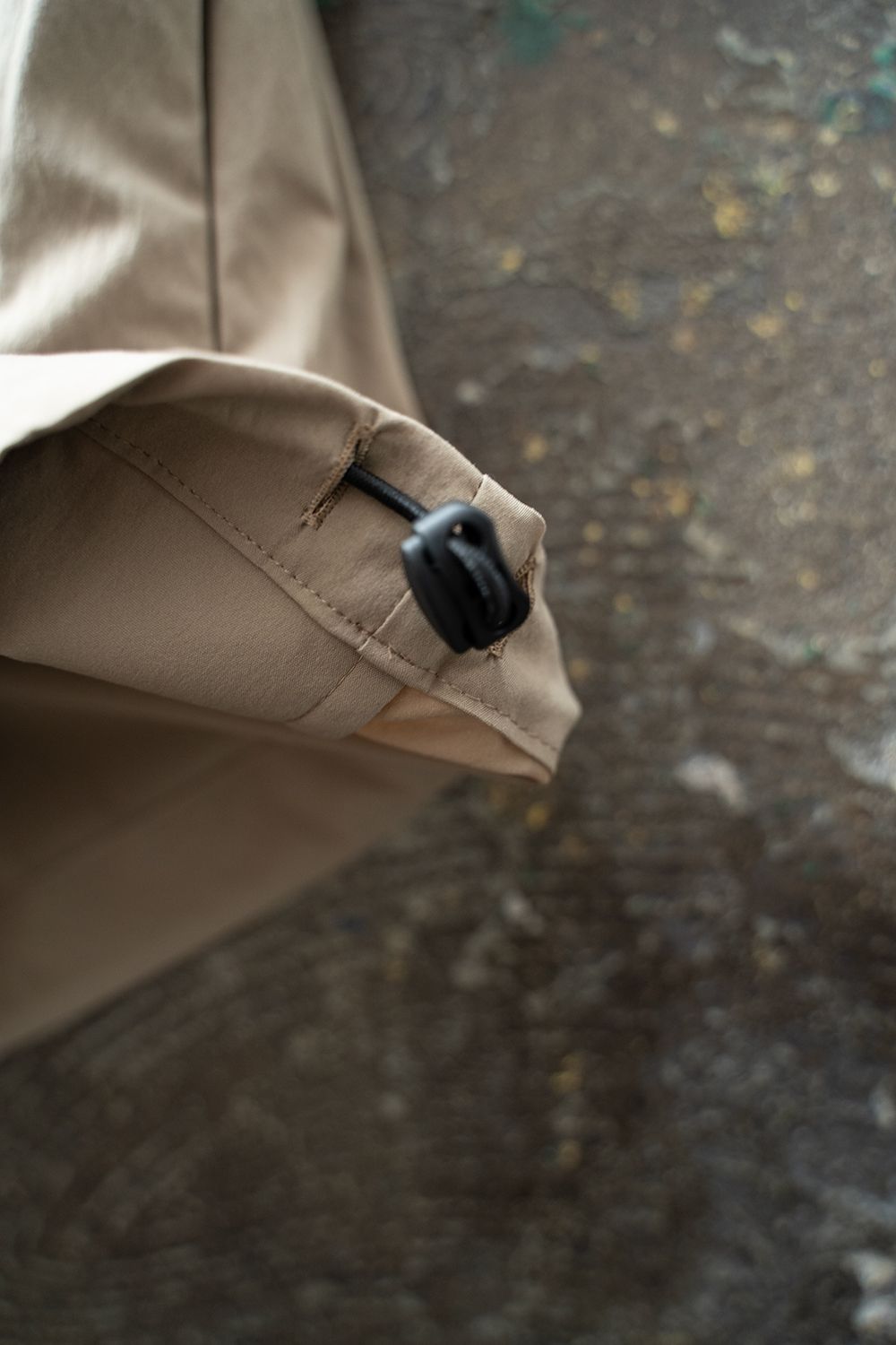 【ラスト1点】【25SS】撥水ポリエステルハイネックアノラック(BEIGE)