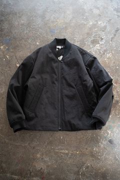 【ラスト1点】【24AW】Padded Flight Jacket(BLACK)
