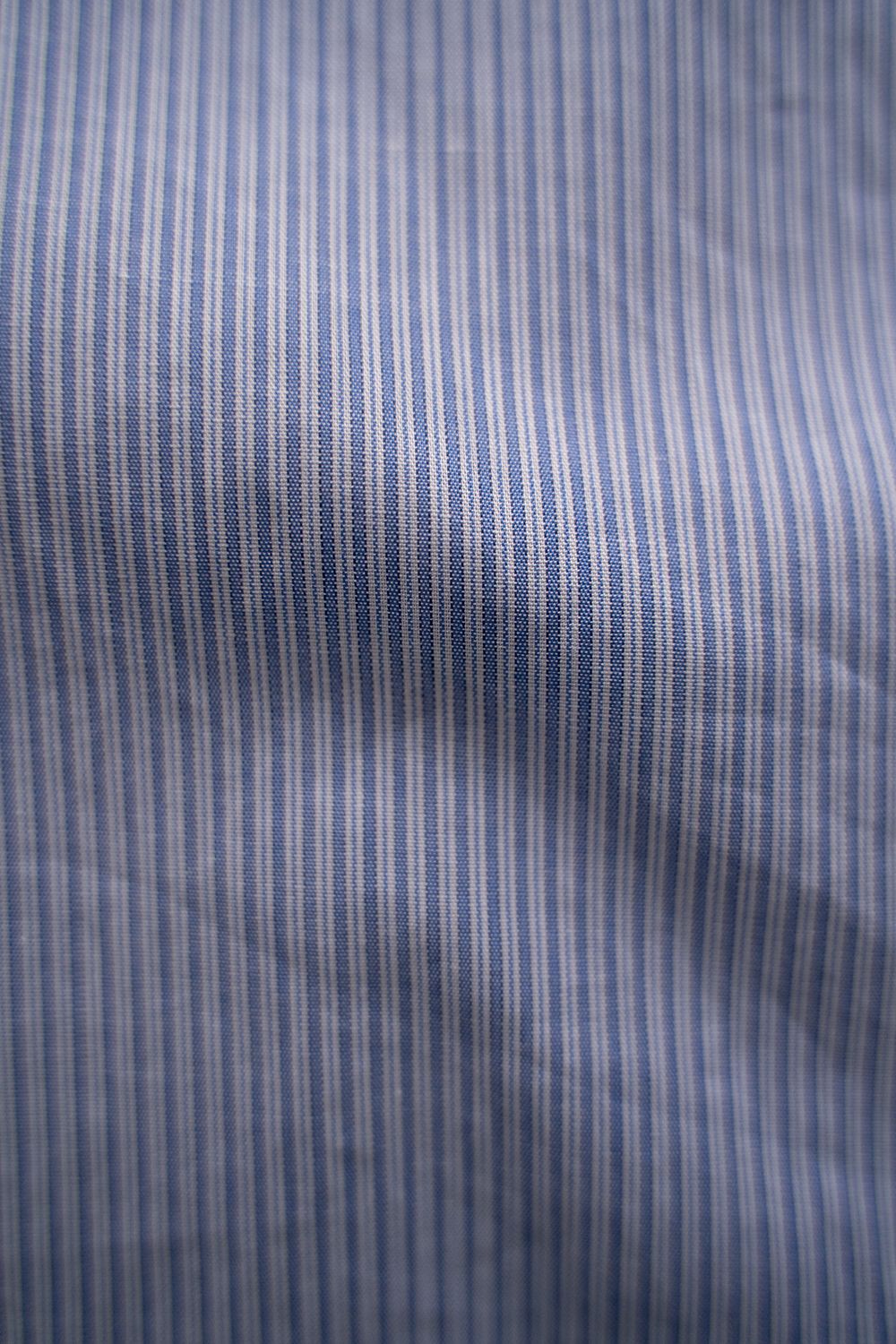 【ラスト1点】【24SS】ストライププルオーバーシャツ(BLUE)