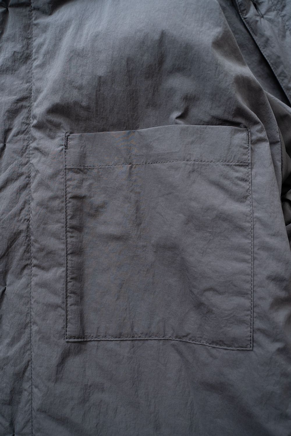 【25AW】シンサレートシャツブルゾン(CHARCOAL)
