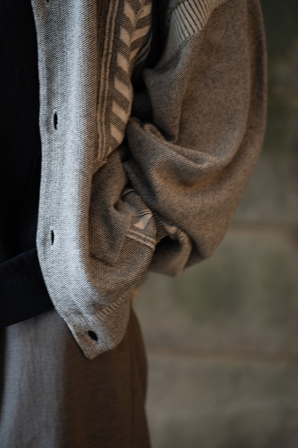 【ラスト1点】【25SS】Wadachi Cardigan(MIX GRAY)