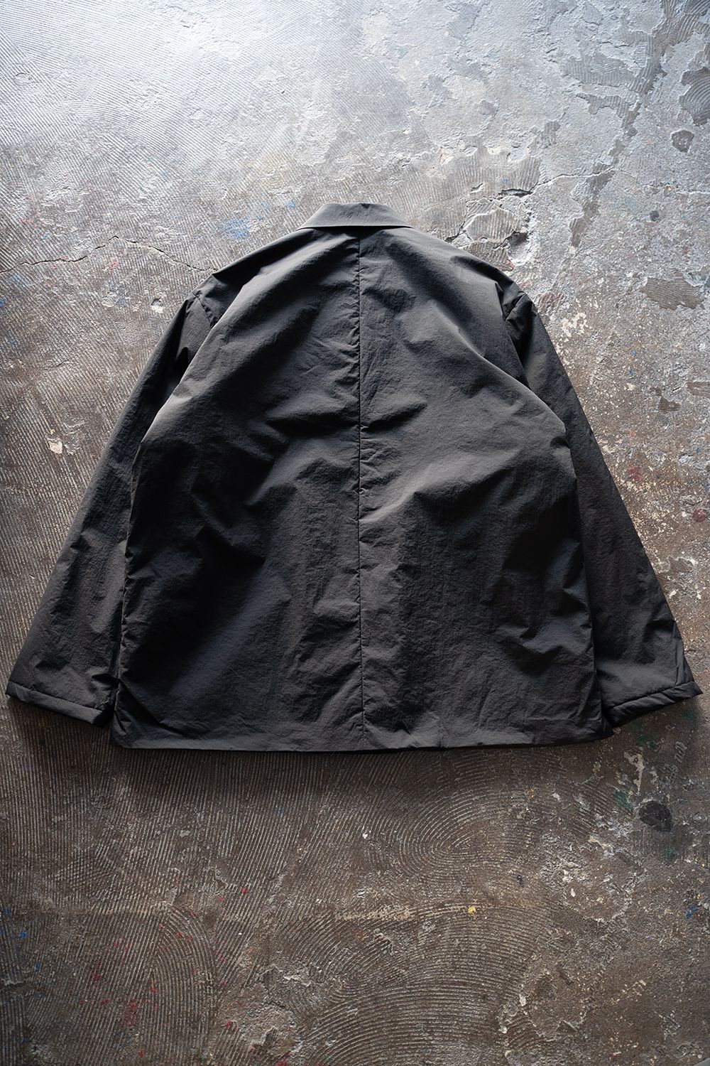 【ラスト1点】【24AW】シンサレートシャツブルゾン(BLACK)