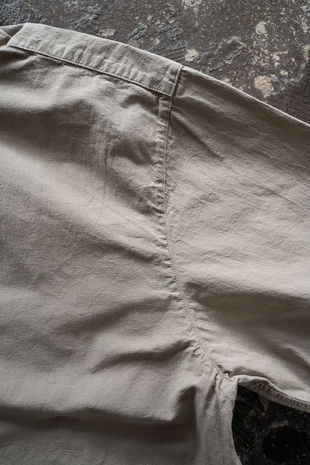 強撚OCブロードシャツ(珈琲)