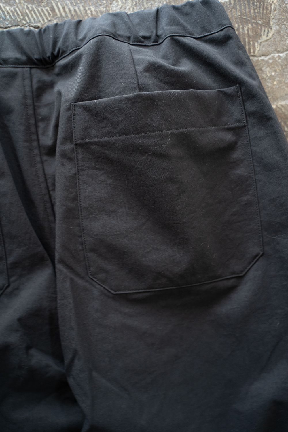 【ラスト1点】【25SS】ディープタックナイロンイージーパンツ(BLACK)