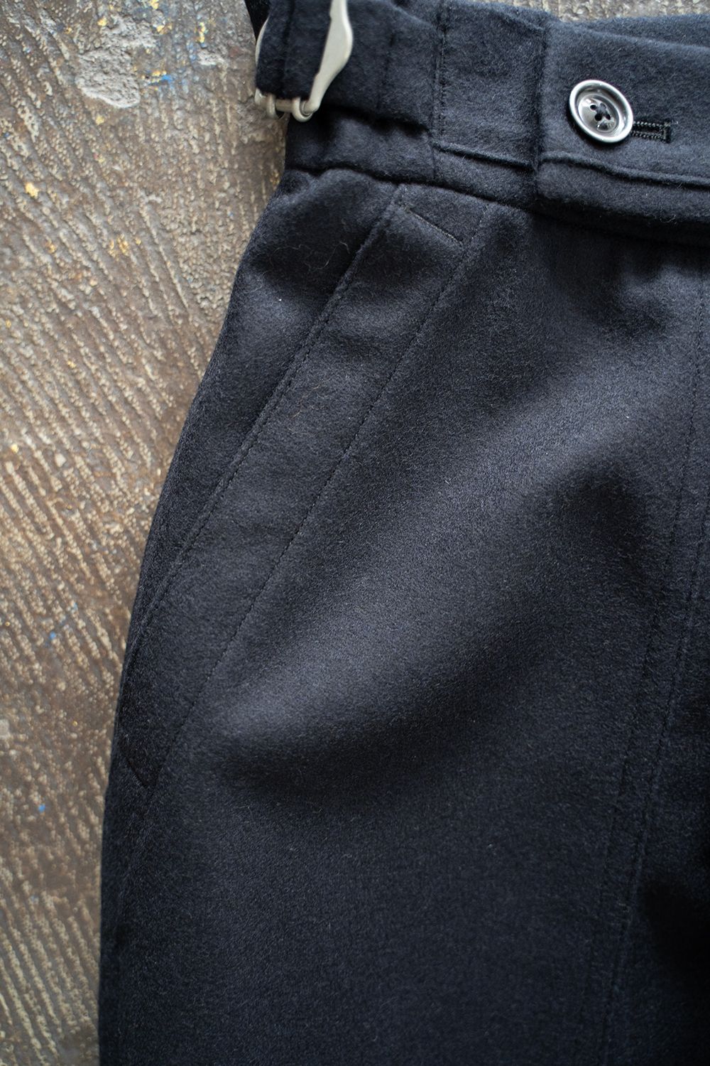 【ラスト1点】2-Tack Flannel Baker Pants/2タックフランネルベイカーパンツ(NAVY)