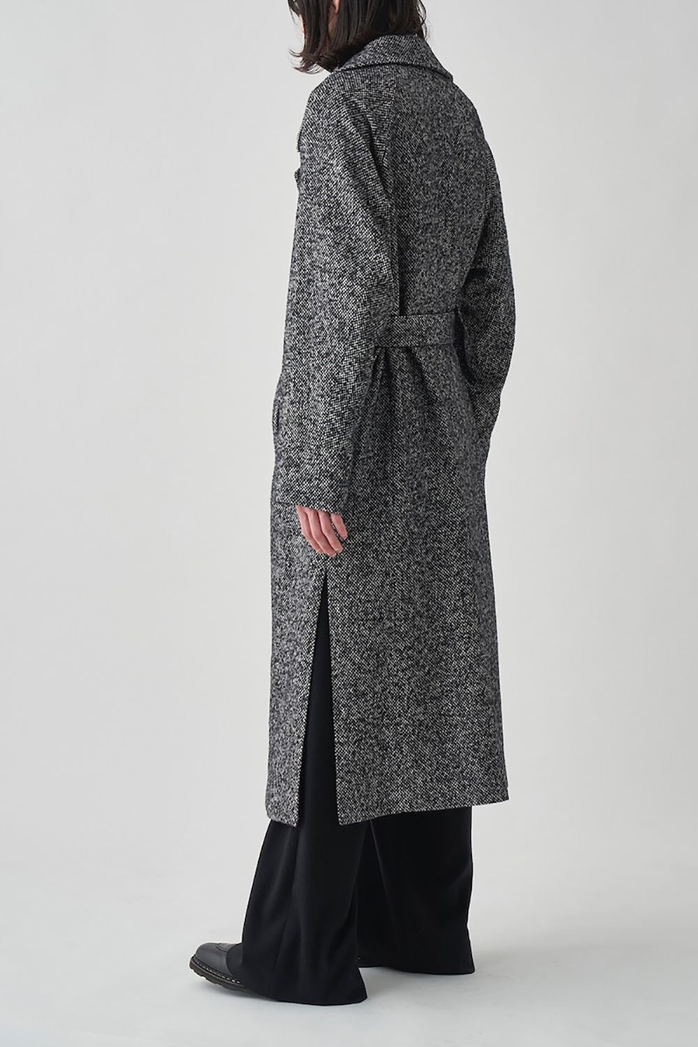 juha - 【ラスト1点】【21AW】Belted Over Coat/ベルテッドオーバー