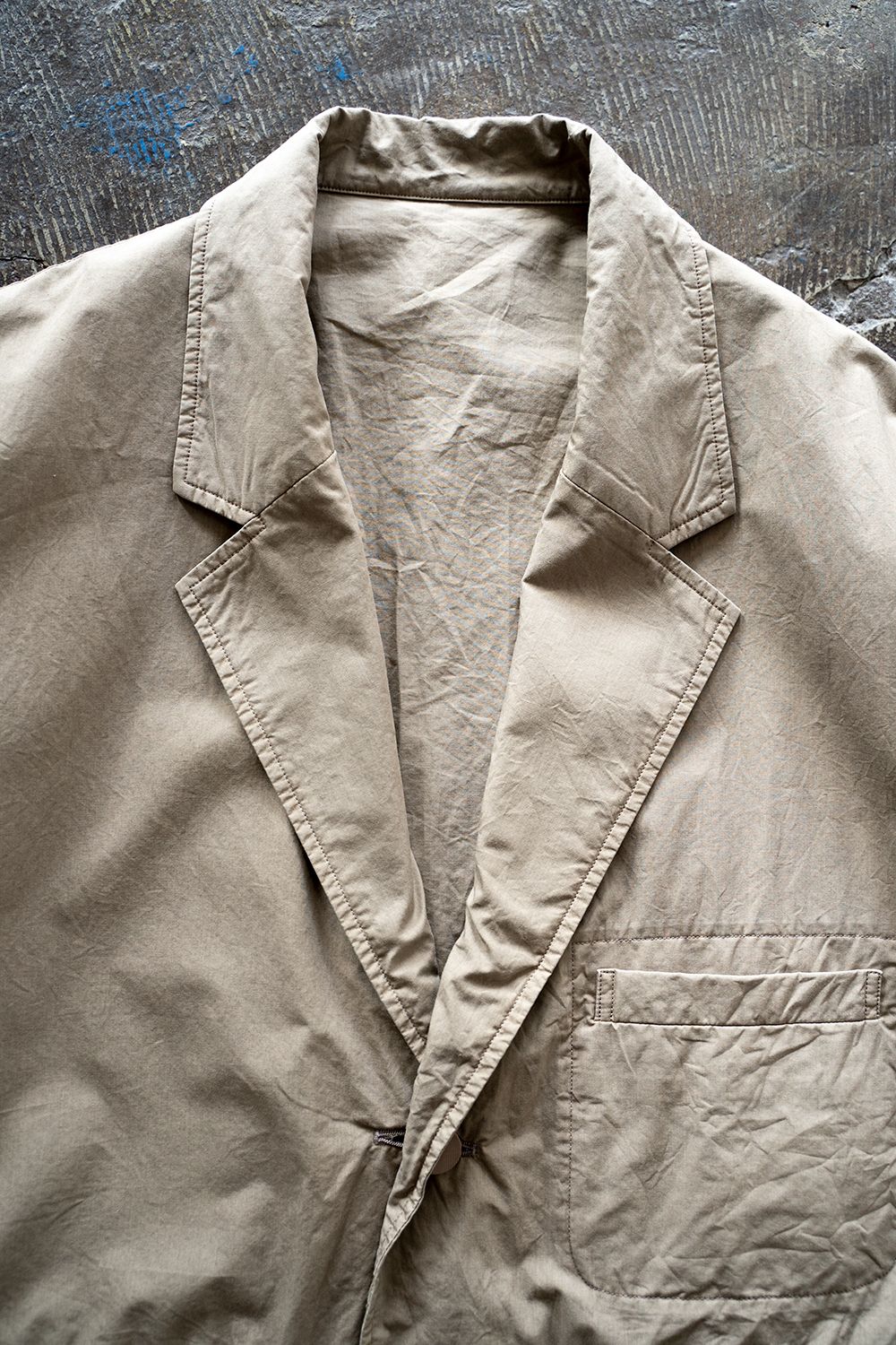 kontor - 【ラスト1点】【22SS】Reversible 2 Button Jacket(KHAKI