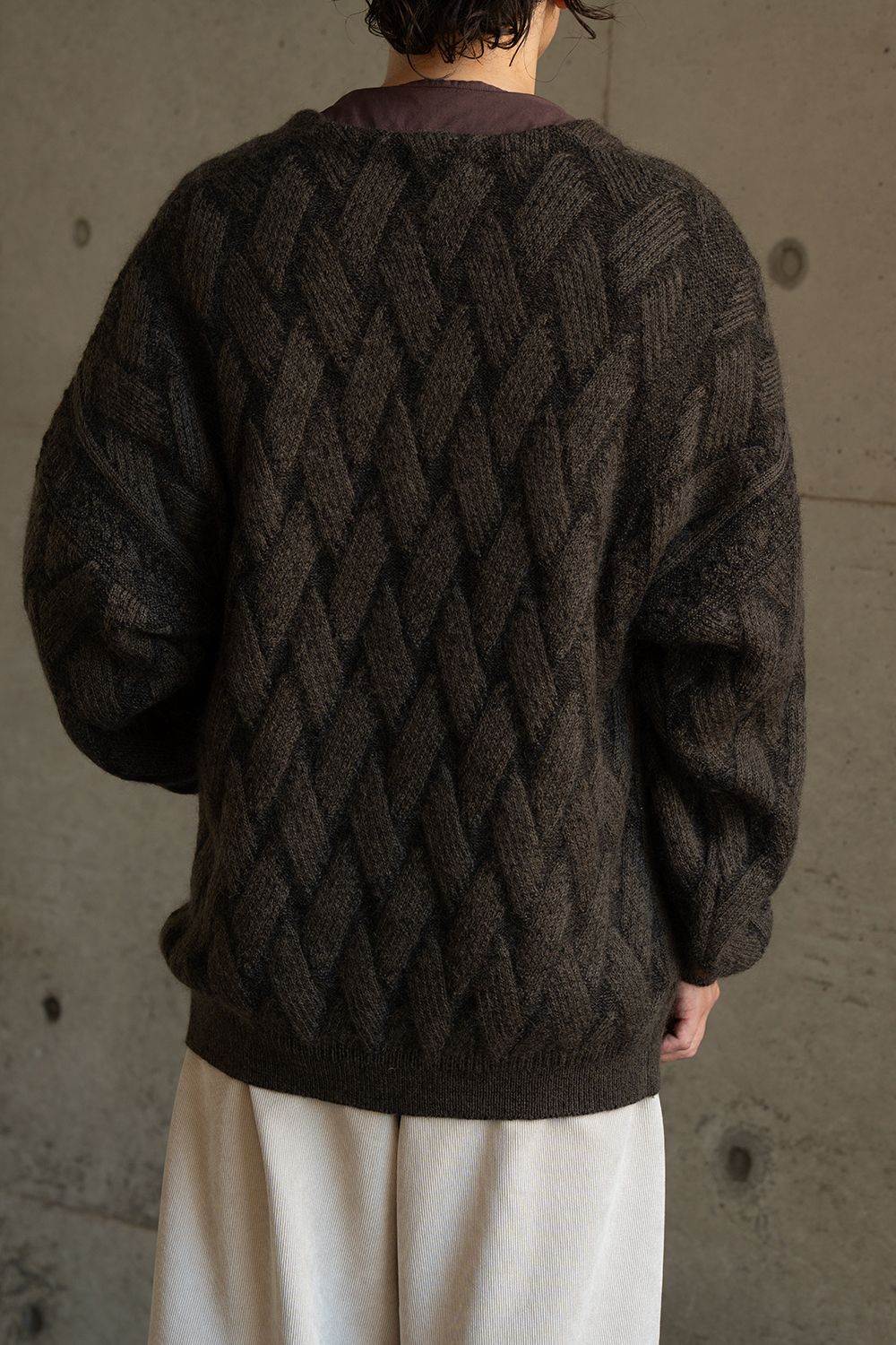 【26AW】Ochiba Mohair Cardigan(OLIVE)