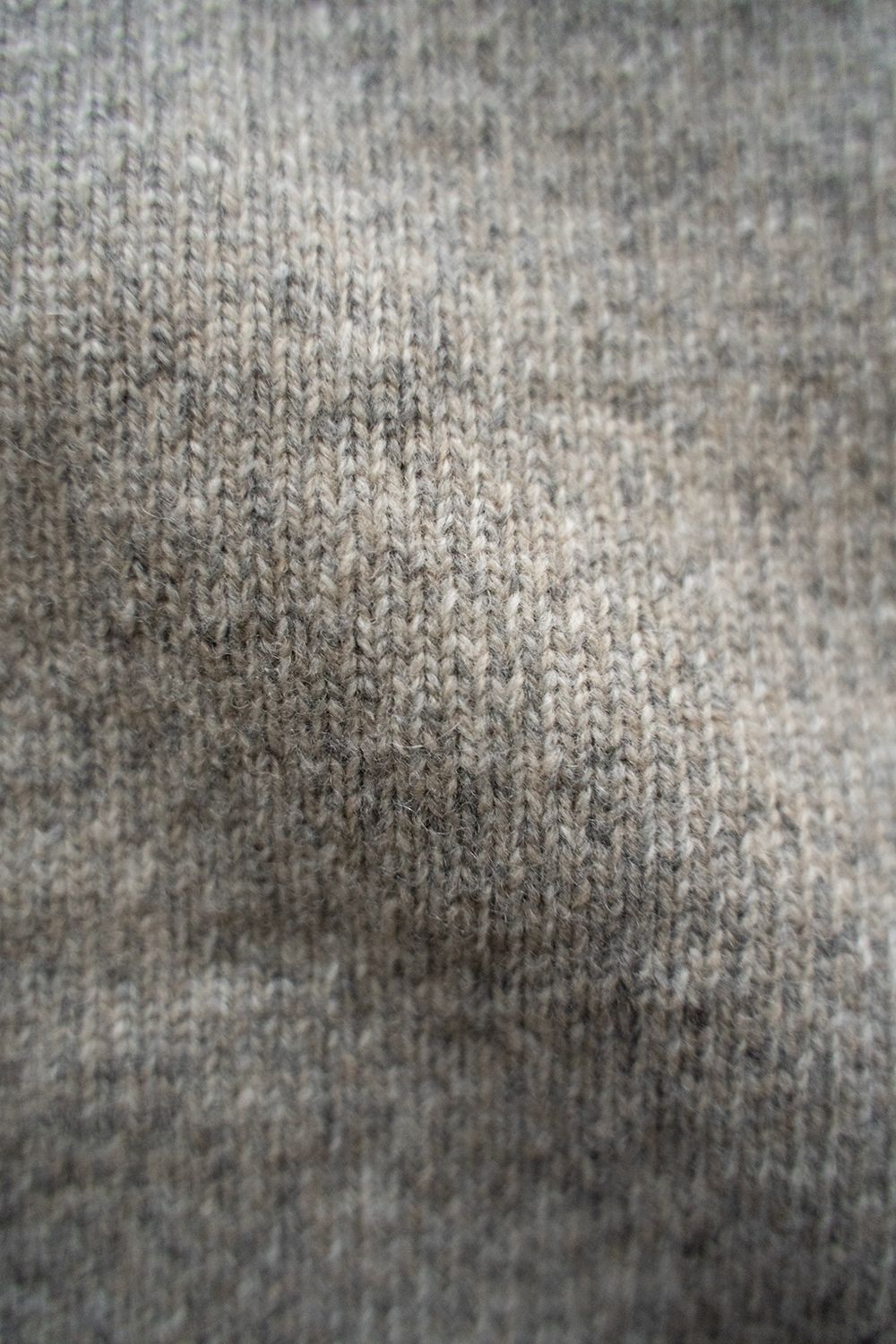 【ラスト1点】【22AW】7Gラムウールモックネックニット(GRAY)