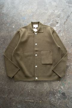 【ラスト1点】【23SS】ミラノリブニットジャケットカーディガン(OLIVE)