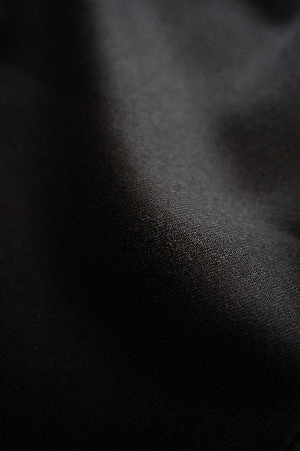 【25AW】ウールサキソニーイージースラックス(BLACK)