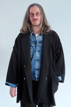 Arare Double Knit Coat(BLACK)