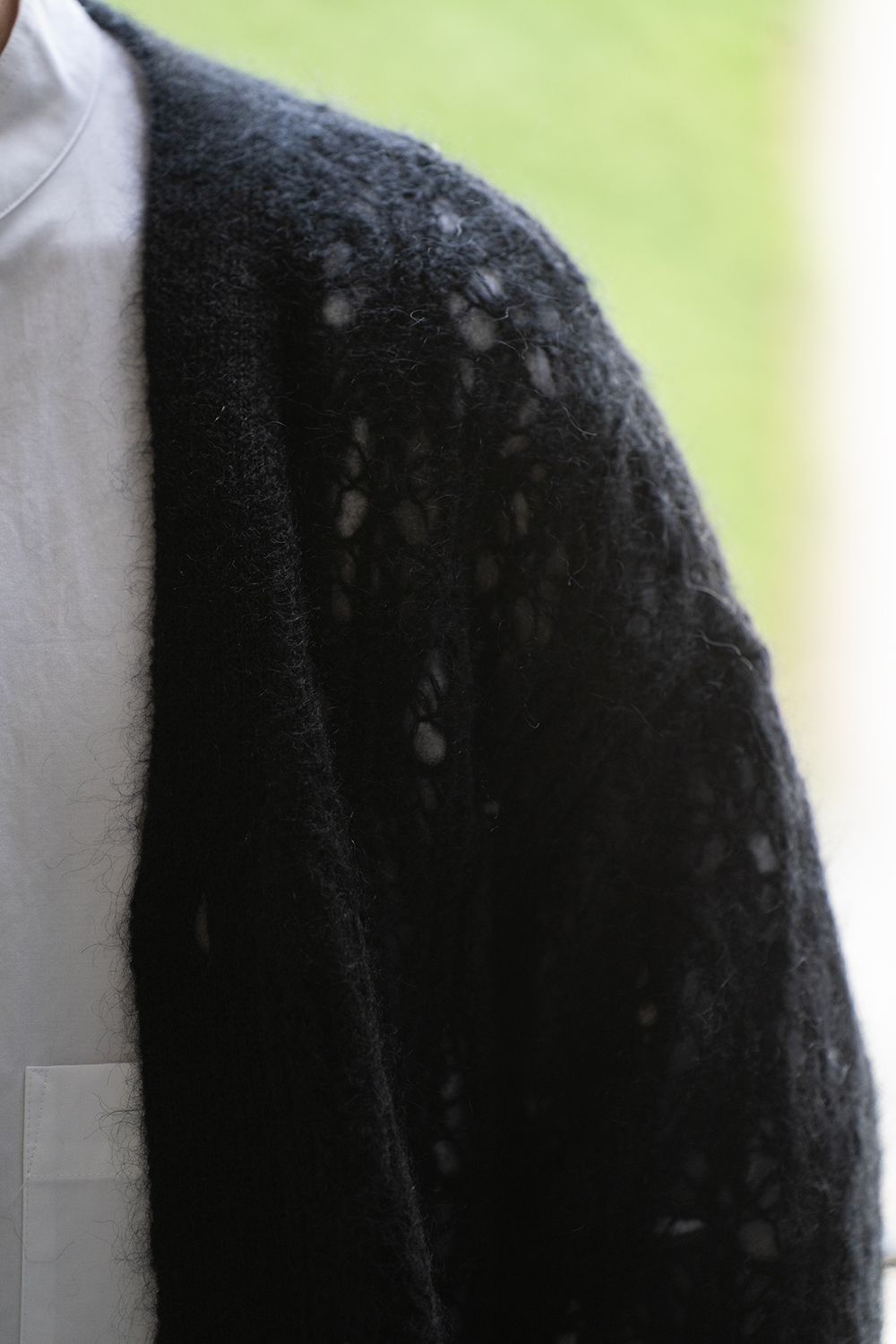 【ラスト1点】【24AW】Melt Cardigan/メルトカーディガン(BLACK)