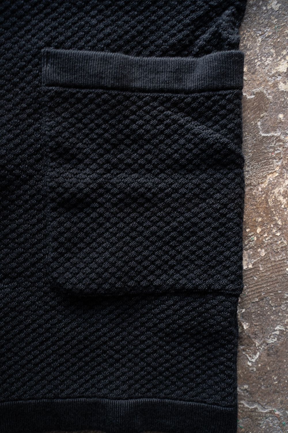 Arare Double Knit Coat(BLACK)