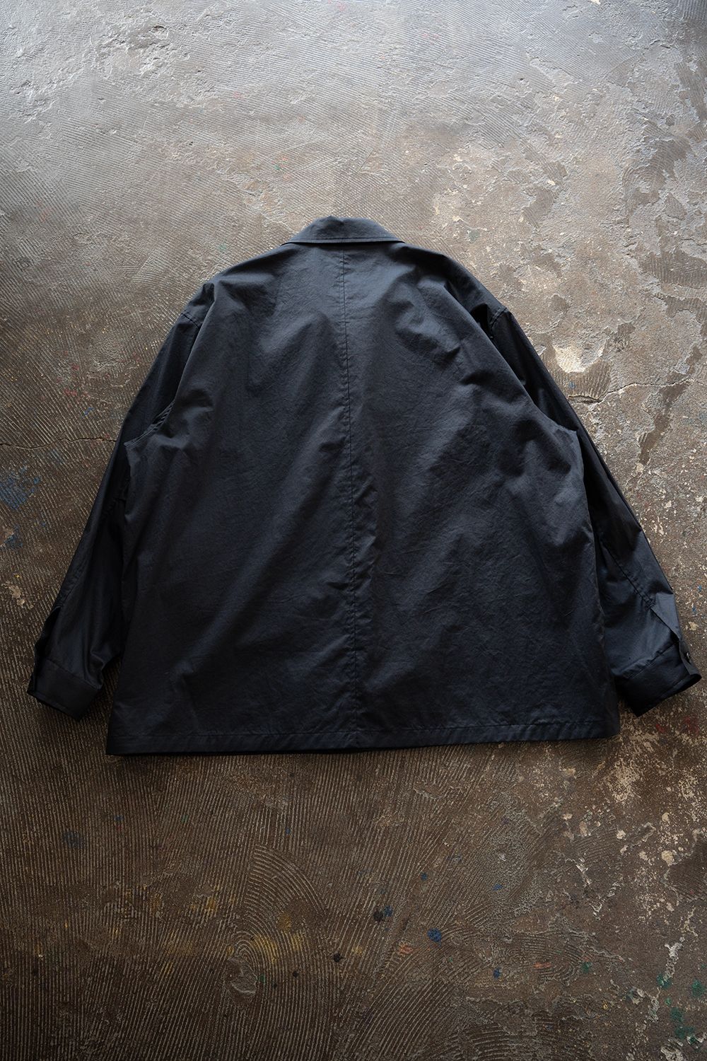 【26SS】コットンツイルシャツジャケット(DARK NAVY)