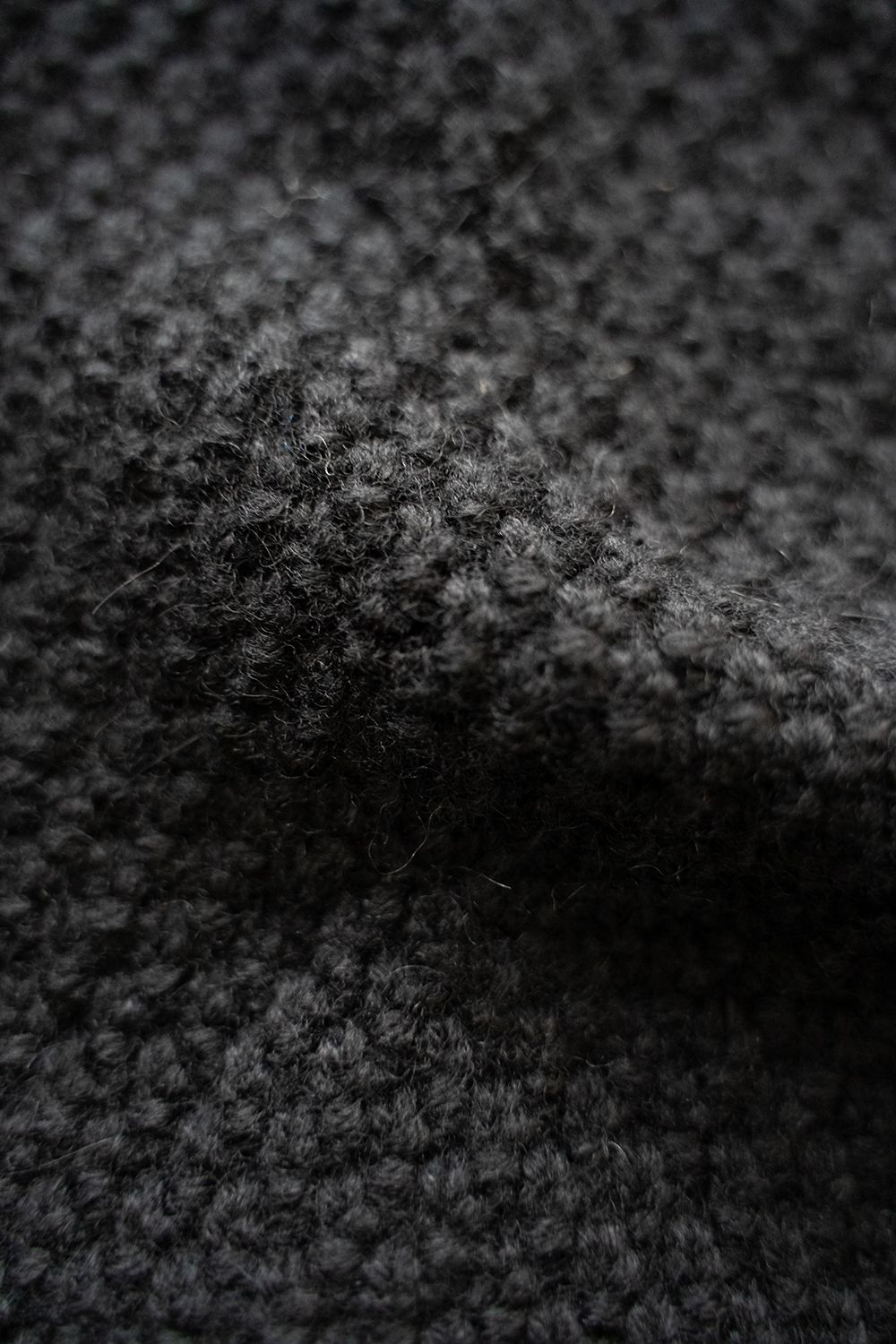 STILL BY HAND - 【24AW】5Gニットブルゾン(BLACK) | Salty
