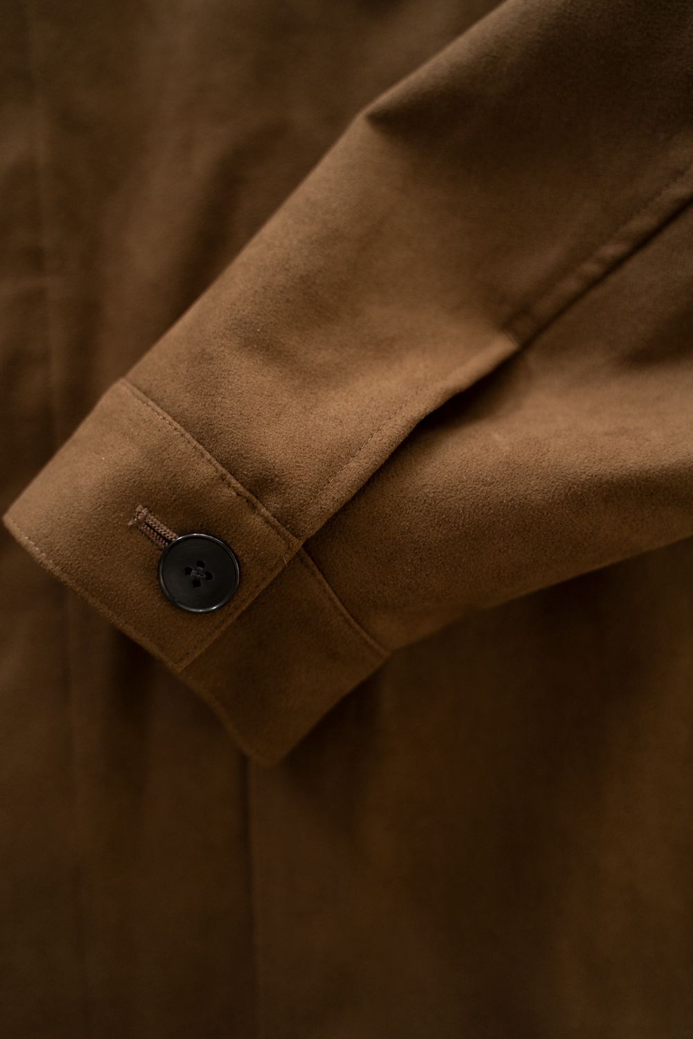 【ラスト1点】【26AW】フェイクスウェードブルゾン(BROWN)