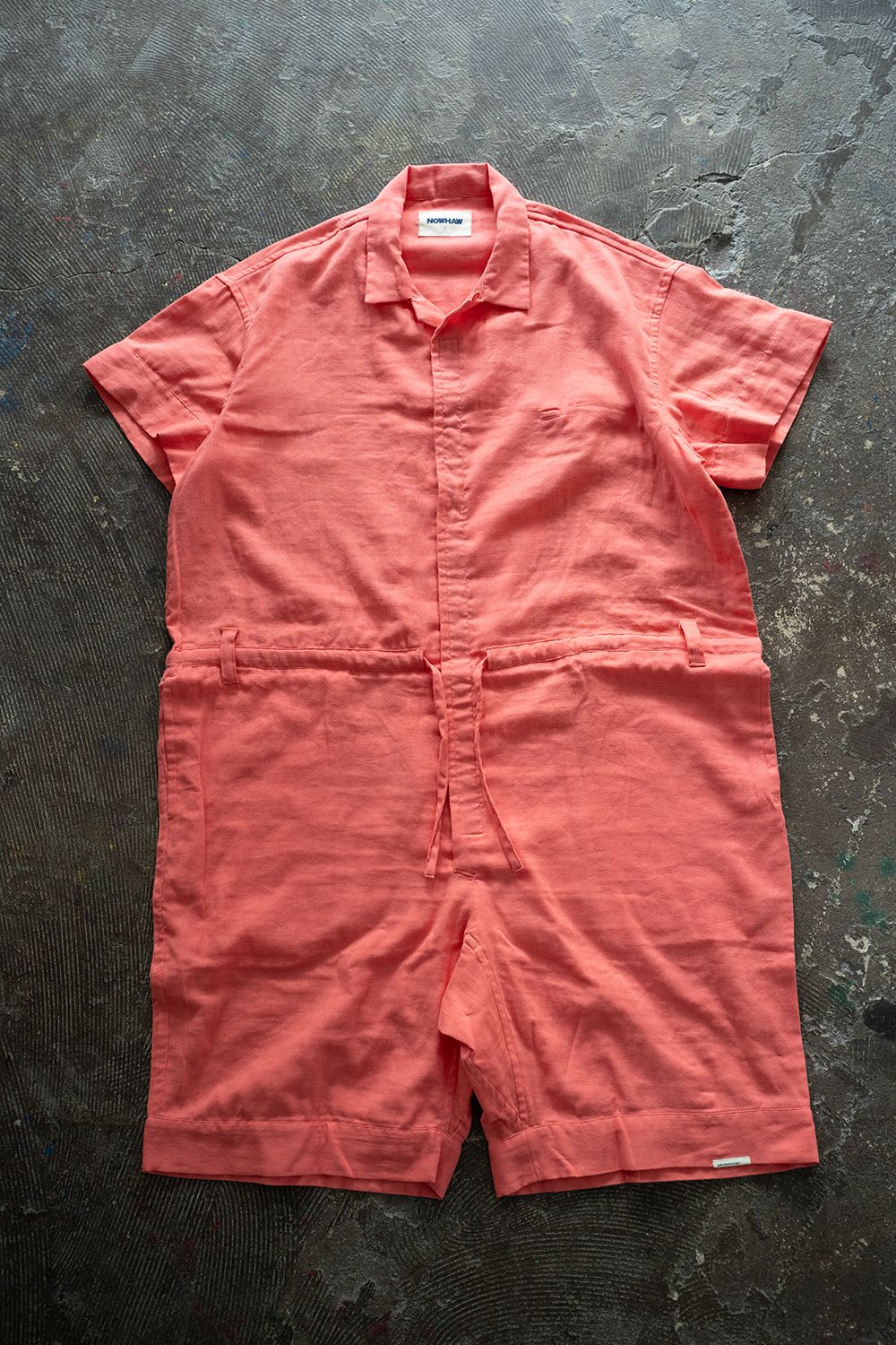 【ラスト1点】【23SS】"joint(short)"pajama【オールインワン】(CORAL PINK)