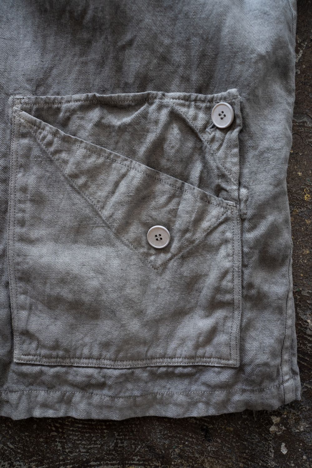 和紙大麻ジャケット(松煙)