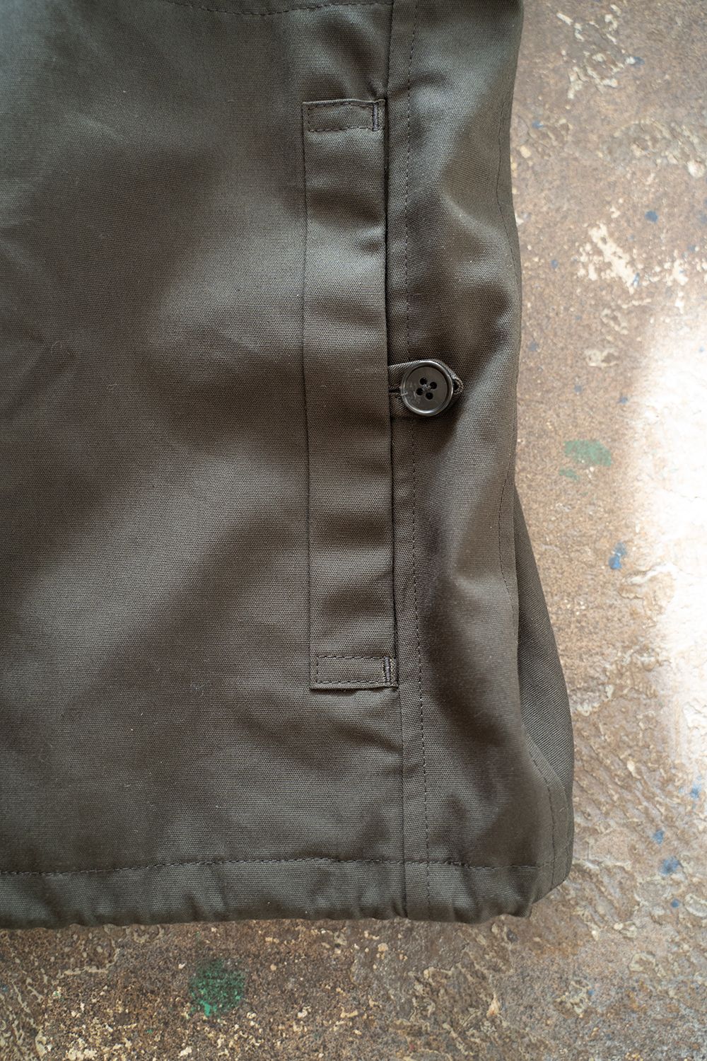 【ラスト1点】【22AW】甘撚りオックスショートブルゾン(CHARCOAL)