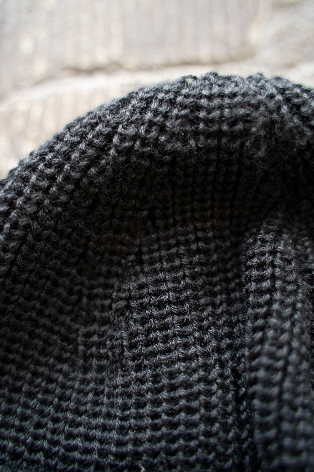 【22AW】Yagasuri Knit Cap(BLACK)
